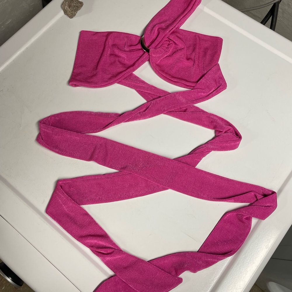 Pink Wrap Top